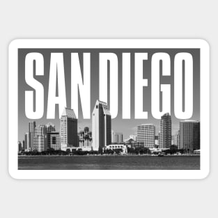 San Diego Cityscape Sticker